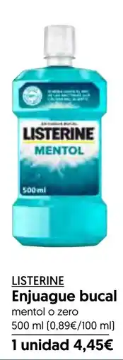 Hiper Usera LISTERINE Enjuague bucal oferta