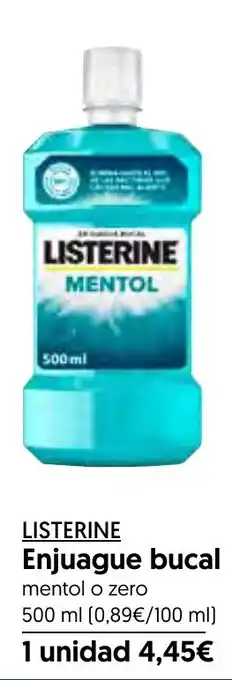 Hiper Usera LISTERINE Enjuague bucal oferta