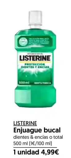 Hiper Usera LISTERINE Enjuague bucal oferta
