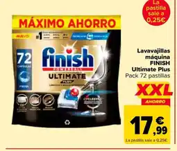 Carrefour FINSH Lavavajillas máquina oferta