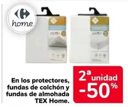 Carrefour En los protectores, fundas de colchón y fundas de almohada oferta