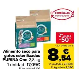 Carrefour PURINA Alimento seco para gatos esterilizados oferta