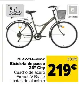 Carrefour Bicicleta de paseo 26" City oferta
