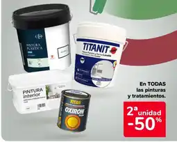 Carrefour En todas las pinturas y tratamientos oferta
