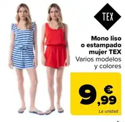 Carrefour Mono liso o estampado mujer oferta