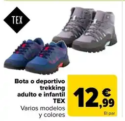 Carrefour Bota o deportivo trekking adulto e infantil oferta