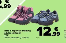 Carrefour Bota o deportivo trekking adulto e infantil oferta