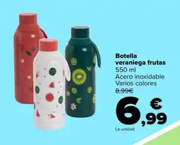 Carrefour Botella veraniega frutas oferta