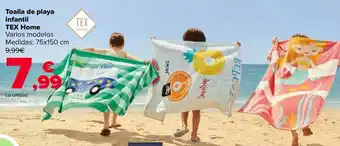 Carrefour Toalla de playa infantil oferta