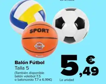 Carrefour Balón Fútbol Talla 5 oferta