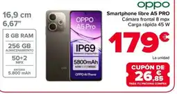 Carrefour OPPO Smartphone libre A5 PRO oferta