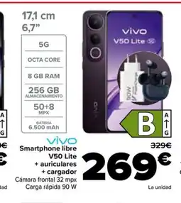 Carrefour VIVO Smartphone libre V50 Lite oferta