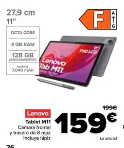 Carrefour LENOVO Tablet M11 oferta