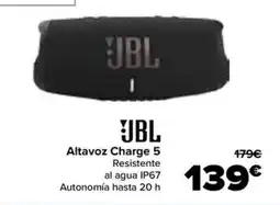 Carrefour JBL Altavoz Charge 5 oferta