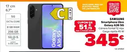 Carrefour SAMSUNG Smartphone libre Galaxy A36 5g oferta