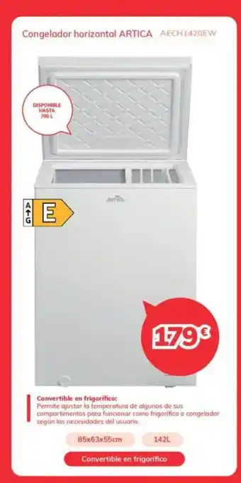 Mi electro ARTICA Congelador horizontal oferta