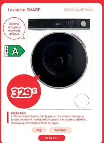 Mi electro SHARP Lavadora oferta