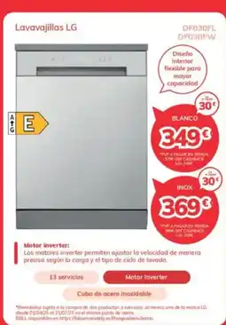Mi electro LG Lavavajillas oferta