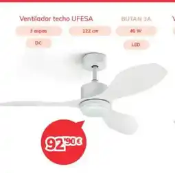 Mi electro UFESA Ventilador Ventilador techo oferta