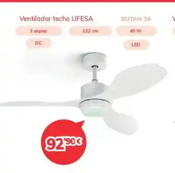 Mi electro UFESA Ventilador Ventilador techo oferta