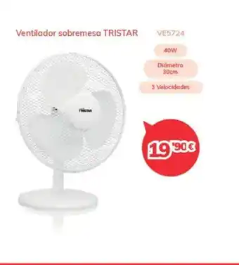Mi electro TRISTAR Ventilador sobremesa oferta