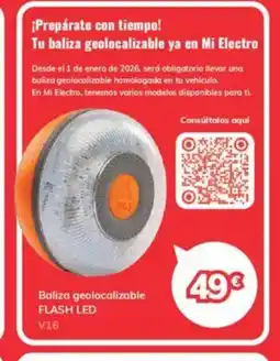 Mi electro FLASH LED Baliza geolocalizable oferta