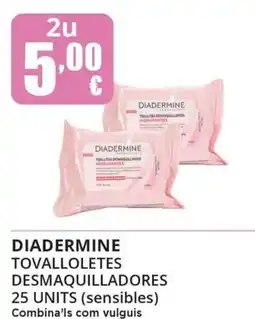 Perfumeries Facial DIADERMINE tovalloletes desmaquilladores oferta