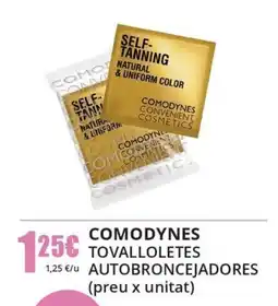 Perfumeries Facial COMODYNES Tovalloletes autobroncejadores oferta