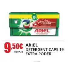 Perfumeries Facial ARIEL Detergent caps 19 extra poder oferta