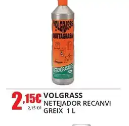 Perfumeries Facial VOLGRASS Netejador recanvi greix oferta