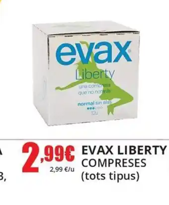 Perfumeries Facial EVAX LIBERTY Compreses oferta