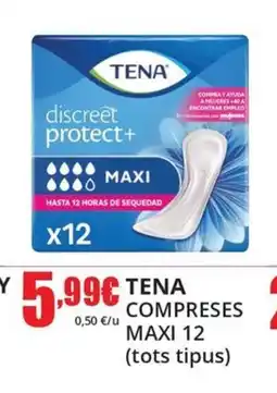 Perfumeries Facial TENA Compreses oferta