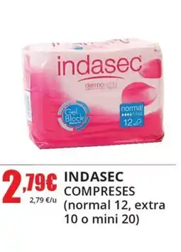 Perfumeries Facial INDASEC Compreses oferta