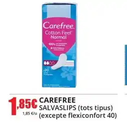 Perfumeries Facial CAREFREE Salvaslips oferta