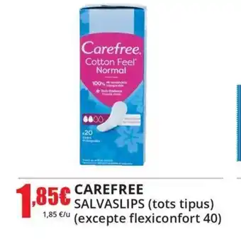 Perfumeries Facial CAREFREE Salvaslips oferta