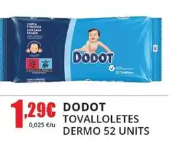 Perfumeries Facial DODOT Tovalloletes dermo oferta