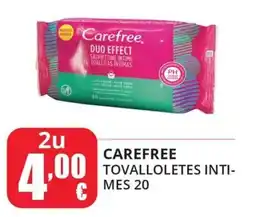 Perfumeries Facial CAREFREE Tovalloletes inti-mes oferta