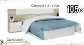 Atrapamuebles Cabecero + 2 mesitas oferta