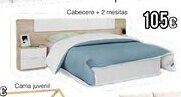 Atrapamuebles Cabecero + 2 mesitas oferta
