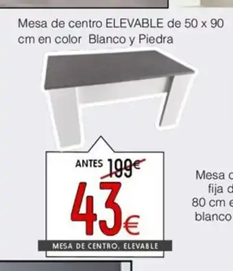 Atrapamuebles Mesa de centro oferta
