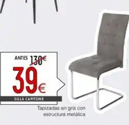 Atrapamuebles Silla capitone oferta