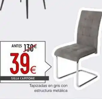 Atrapamuebles Silla capitone oferta