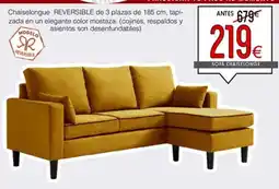 Atrapamuebles Chaiselongue reversible de 3 plazas oferta