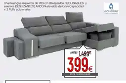 Atrapamuebles Chaiselongue izquierda oferta