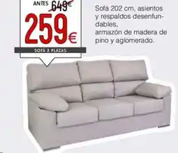 Atrapamuebles Sofá asientos y respaldos desenfun- dables oferta