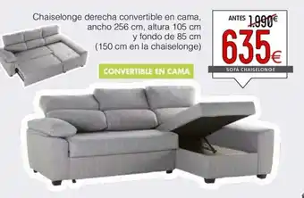 Atrapamuebles Chaiselonge derecha convertible en cama oferta