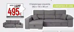 Atrapamuebles Chaiselongue izquierda oferta