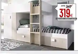 Atrapamuebles Cama doble + armario y cajones oferta