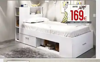Atrapamuebles Cama con almacenaje oferta