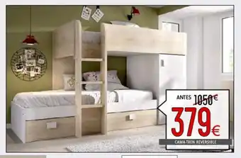 Atrapamuebles Cama-tren reversible oferta